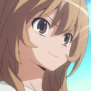 🙂 emoji Злые Кубики Toradora @anime_stickerr Telegram sticker 13 of 91