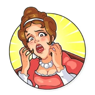 😨 emoji Наполеон и Жазофина 🧐²⁷ Telegram sticker 9 of 27
