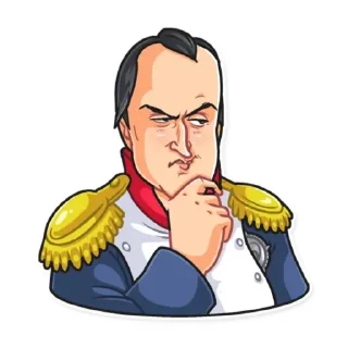🤔 emoji Наполеон и Жазофина 🧐²⁷ Telegram sticker 19 of 27