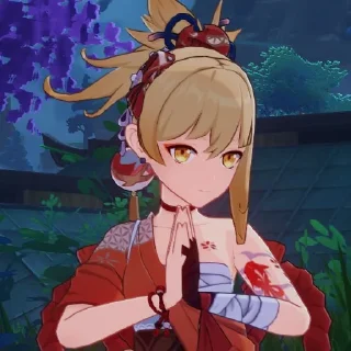 Sticker from I believe in yoimiya supremacy