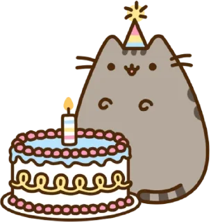 🎂 emoji Pusheen • @stickB00K Telegram sticker 12 of 62