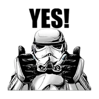 👍 emoji Star Wars. Галактическая Империя Telegram sticker 9 of 37