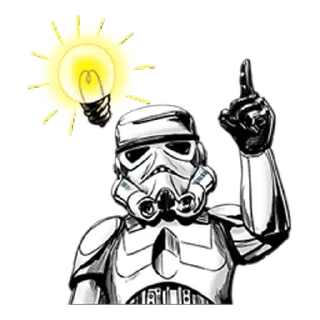 ☝ emoji Star Wars. Галактическая Империя Telegram sticker 5 of 37