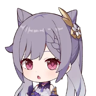 😦 emoji Ke qing Telegram sticker 9 of 28
