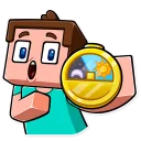 ⌚️ emoji Minecraft Telegram sticker 20 of 35