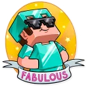 😎 emoji Minecraft Telegram sticker 5 of 35