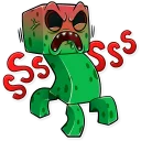 😡 emoji Minecraft Telegram sticker 11 of 35