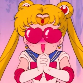 😍 emoji ☆ Сейлор Мун ☆ Telegram sticker 10 of 37