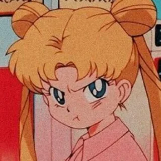 😒 emoji ☆ Сейлор Мун ☆ Telegram sticker 8 of 37
