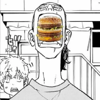 🍔 emoji тм как смысл жизни 🧚🏿‍♀️ Telegram sticker 4 of 59