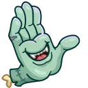 Sticker from Zombie Hand