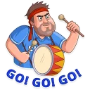 😤 emoji Football Fan Telegram sticker 14 of 30