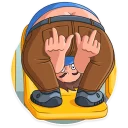 🖕 emoji Football Fan Telegram sticker 16 of 30