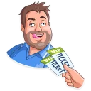 😋 emoji Football Fan Telegram sticker 13 of 30