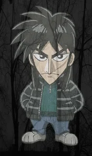 Sticker from Kaiji v kurtke