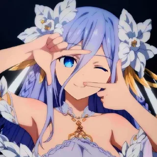 ☺️ emoji Mio 💙 by @katanochkae Telegram sticker 3 of 36