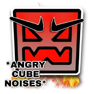 😡 emoji Geometry Dash Telegram sticker 21 of 30