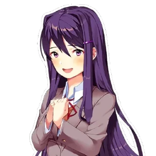 😳 emoji (*˘︶˘*).｡*♡Yuri!!📚 Telegram sticker 20 of 20