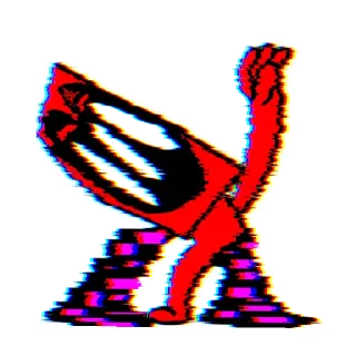 ⬅️ emoji ДЭШ-ГЛИЧ Telegram sticker 4 of 8