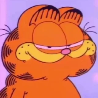 Sticker from garfield