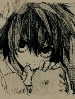 ☺️ emoji Death Note Telegram sticker 9 of 69