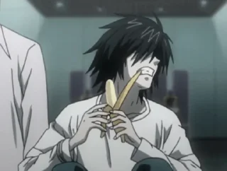 🍌 emoji Death Note Telegram sticker 10 of 69