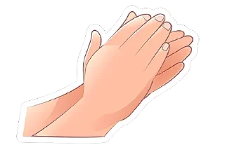 👏 emoji Slightly @stickersb2b Telegram sticker 21 of 25