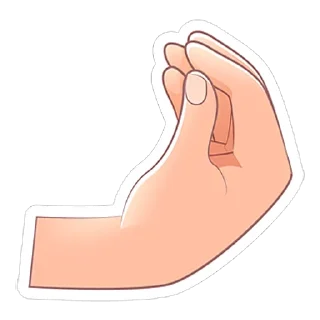 👐 emoji Slightly @stickersb2b Telegram sticker 20 of 25