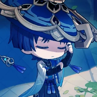 🐳 emoji ⊹‌ °   𝆺𝅥 ੮ɑʀ੮ɑⲙ૦υςⲏ૯  𓆪  𝆺𝅥 @genshin_st1ckers Telegram sticker 8 of 70