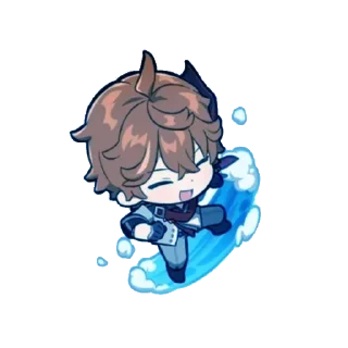🐳 emoji ⊹‌ °   𝆺𝅥 ੮ɑʀ੮ɑⲙ૦υςⲏ૯  𓆪  𝆺𝅥 @genshin_st1ckers Telegram sticker 13 of 70
