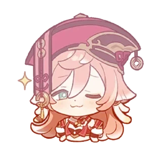 Sticker from ⊹‌ °   𝆺𝅥 ⲨⲁⲛⲦⲁⲟ  𓆪  𝆺𝅥 @genshin_st1ckers