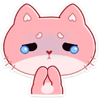 😢 emoji Мео (@TgSticker) Telegram sticker 19 of 49