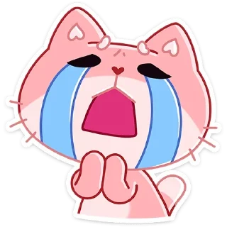 😭 emoji Мео (@TgSticker) Telegram sticker 23 of 49