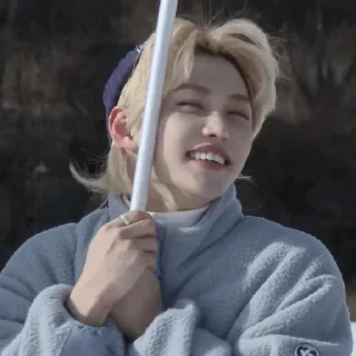 😌 emoji Stray Kids Telegram sticker 15 of 79