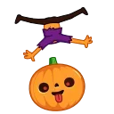 🙃 emoji Pumpkin Man Telegram sticker 7 of 15
