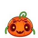 🥰 emoji Mamkin Pumpkin Telegram sticker 8 of 17