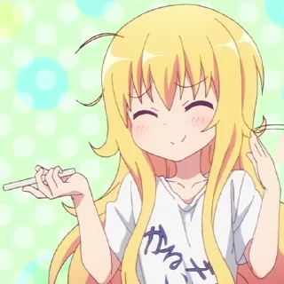 😊 emoji Gab from Gabriel DropOut Telegram sticker 19 of 110