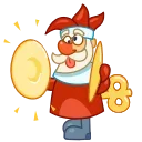 🤪 emoji Ded Moroz Telegram sticker 23 of 25