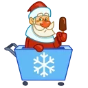 🍦 emoji Ded Moroz Telegram sticker 13 of 25