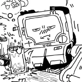Sticker from « 𝚈𝚘𝚞 𝚍𝚘𝚗𝚎 𝚐𝚊𝚠𝚔𝚒𝚗𝚐? 𝚆𝚎 𝚌𝚊𝚗 𝚜𝚝𝚊𝚛𝚝? 𝙶𝚘𝚘𝚍. »