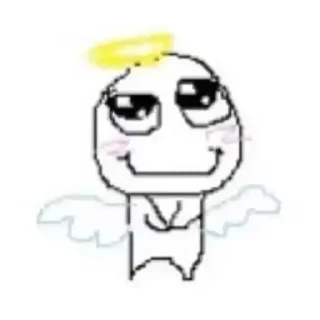 😀 emoji Korean reaction memes Telegram sticker 1 of 10