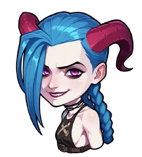 😈 emoji JINX pack by Jack_Vodogrey Telegram sticker 18 of 83