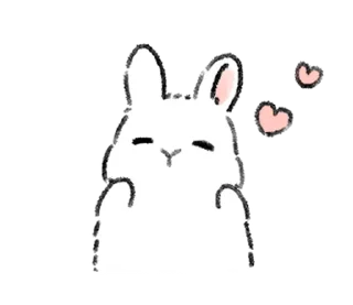 ❤️ emoji зайки ♡ @softsticks Telegram sticker 9 of 40
