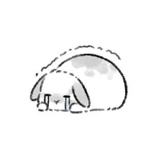 😭 emoji зайки ♡ @softsticks Telegram sticker 16 of 40