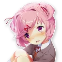 Sticker from Doki Doki Literature Club