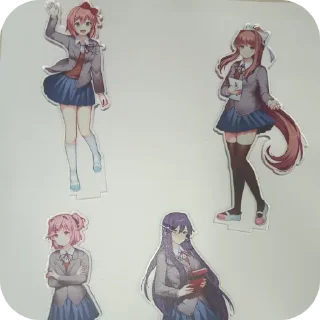 🔳 emoji Doki Doki Literature Club Telegram sticker 16 of 21