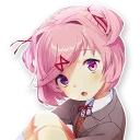 Sticker from Doki Doki Literature Club