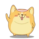 💪 emoji Corgi @IMG2D Telegram sticker 15 of 25