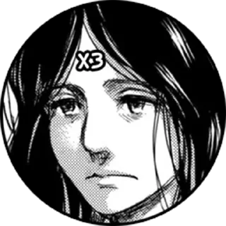 😐 emoji Pieck Telegram sticker 16 of 52
