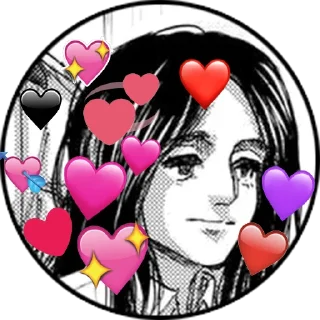 ❤️ emoji Pieck Telegram sticker 9 of 52